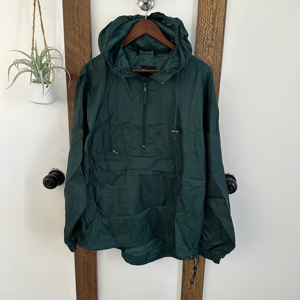 Vintage 90s Britches Green Windbreaker Jacket Coat Women’s Size Medium